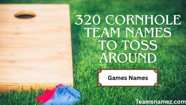 Cornhole Team Names