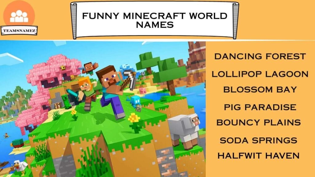 Funny Minecraft world names