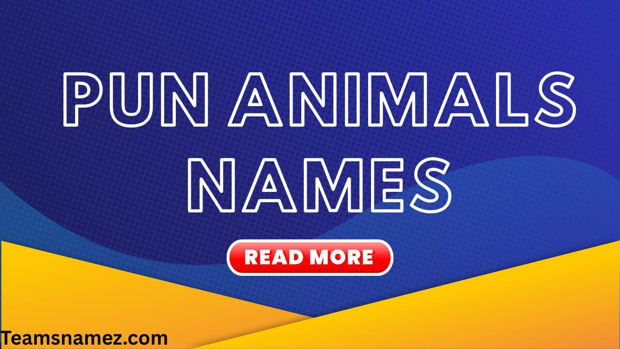 Pun Names for Animals