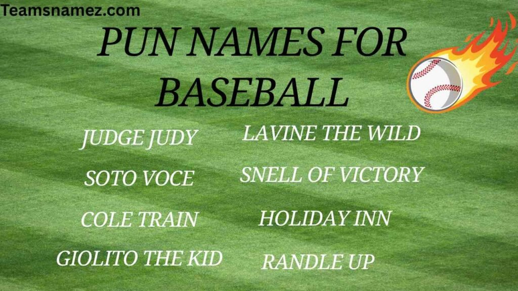 Pun Names for Baseball