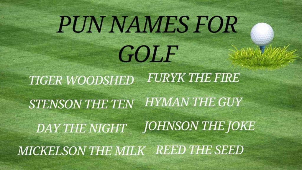 Pun Names for Golf