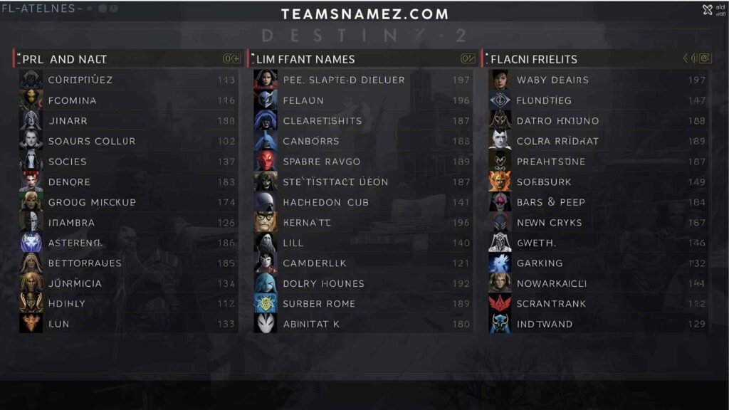 Destiny 2 Clan Names for Friends