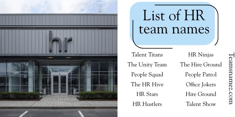 HR Team Names