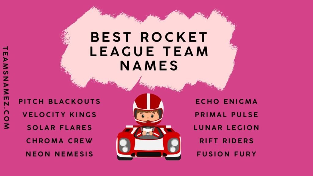 Best Rocket League Team Names ideas