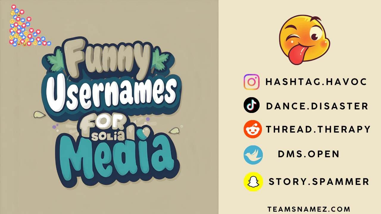 Funny Usernames for Social Media