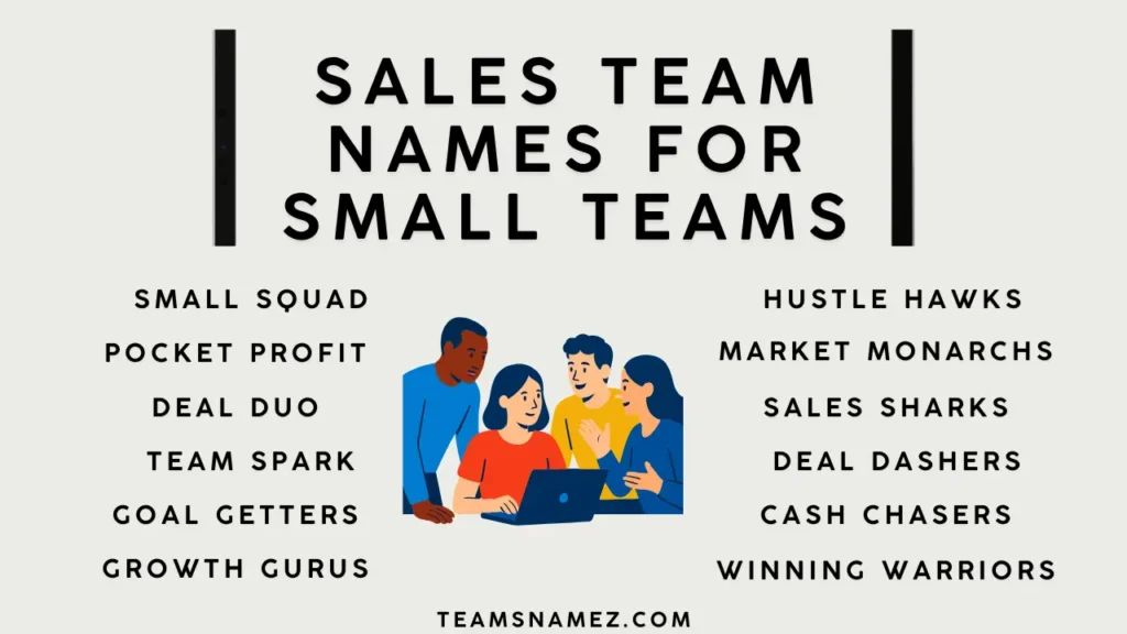 Best Sales Team Names for Small Teams