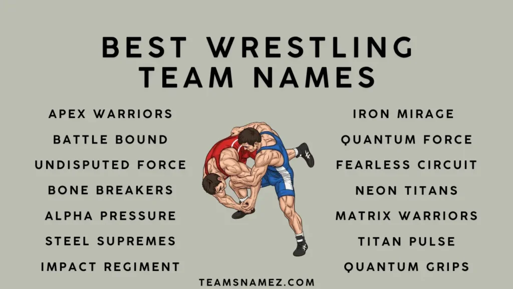 Best Wrestling Team Names ideas
