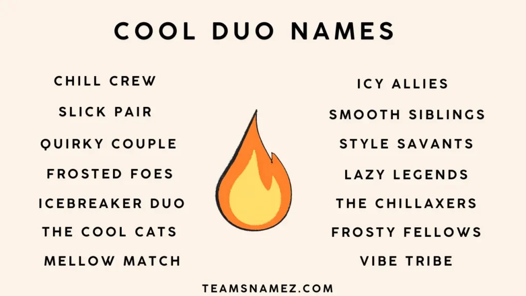 Cool Duo Names list