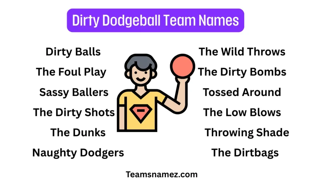 Dirty Dodgeball Team Name ideas