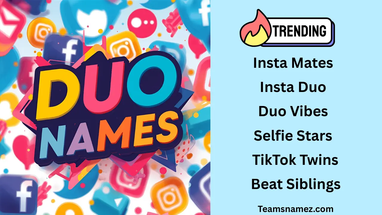 Duo Name ideas for Social Media Platforms