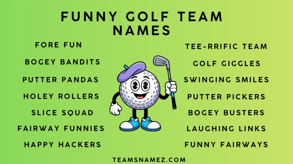 Funny Golf Team Name ideas