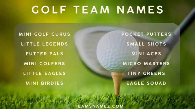 Golf Team Names