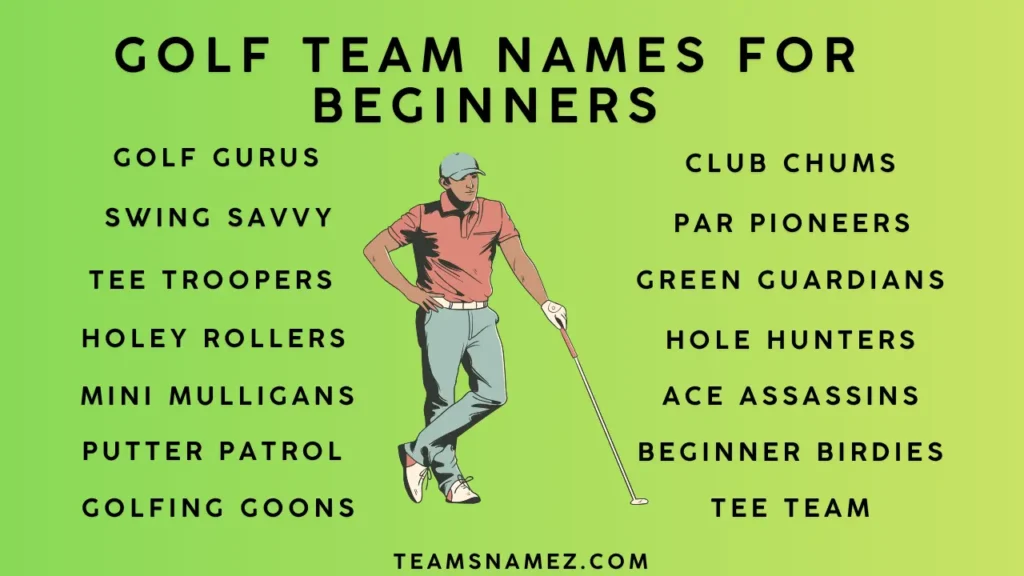 Golf Team Names for Beginners