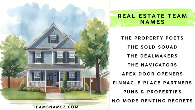 Real Estate Team Names