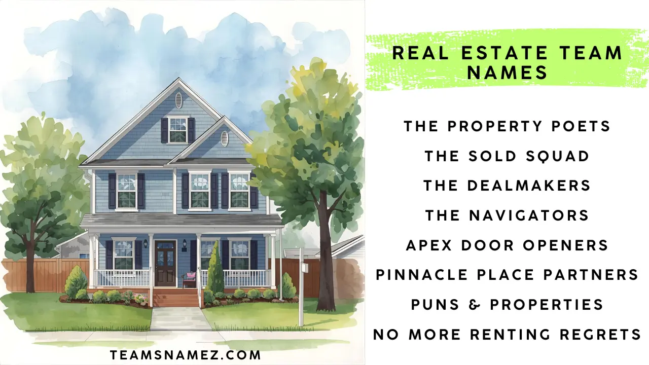 Real Estate Team Names