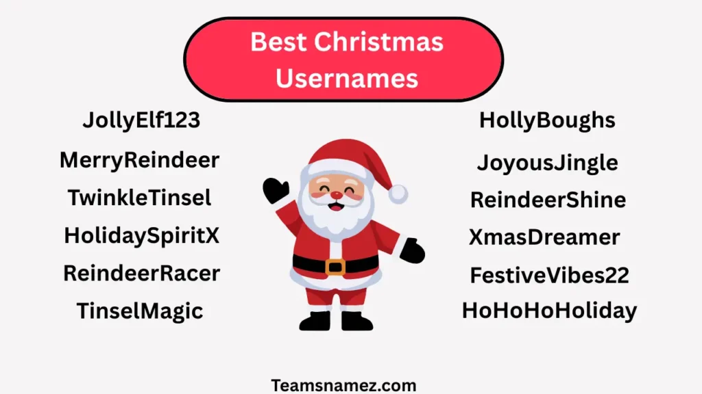 Best Christmas Usernames list