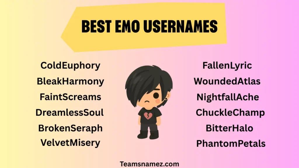 Emo Username ideas