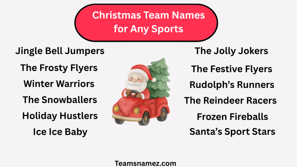 Christmas Team Names for Any Sports
