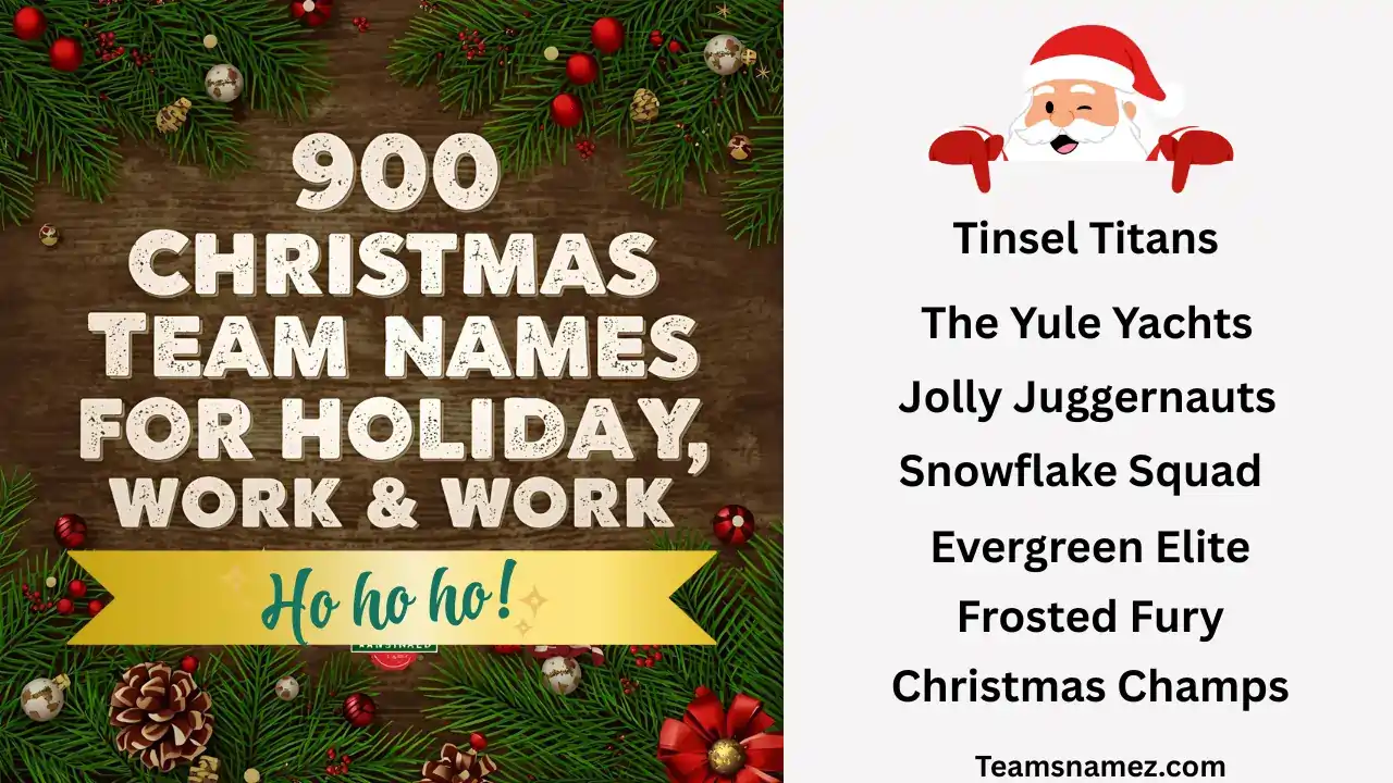 Christmas Team Names