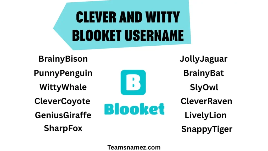Clever and Witty Blooket Usernames