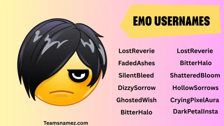 Emo Usernames