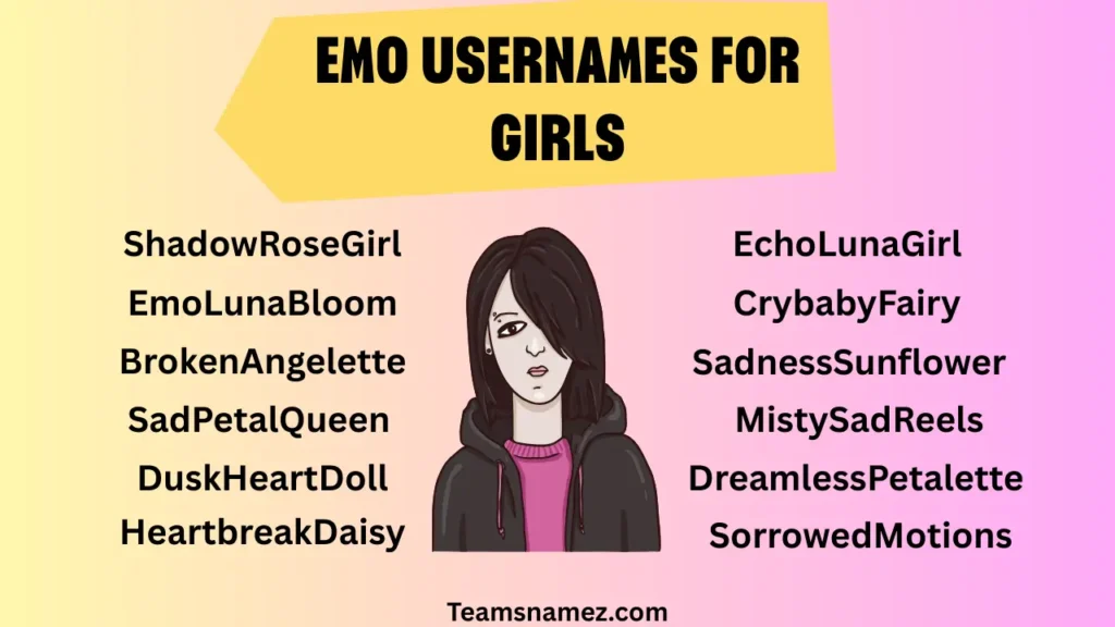 Emo Usernames for Girls