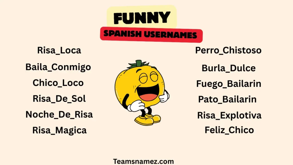 Funny Spanish Usernames