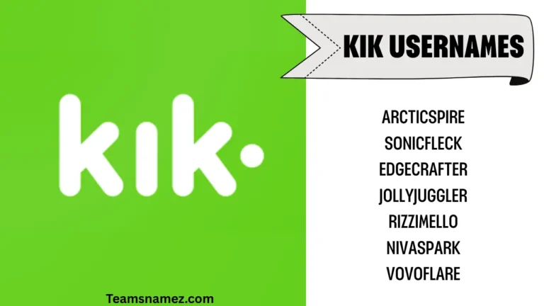 Kik Usernames