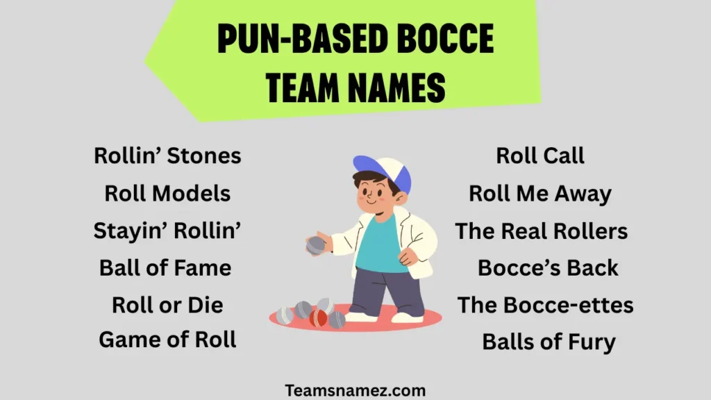 Pun-Based Bocce Team Names
