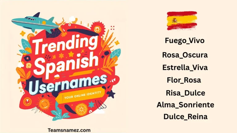 Spanish Usernames