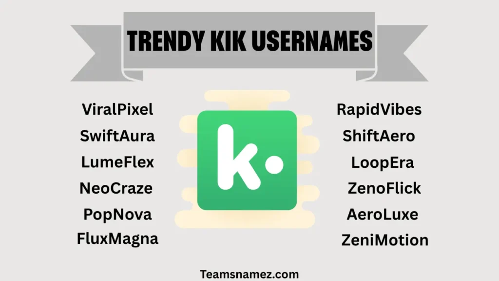 Trendy Kik Usernames